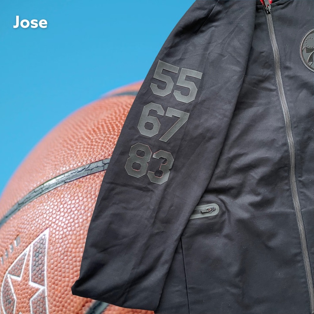 NIKE PHILADELPHIA 76ERS MODERN VARSITY JACKET SIXE - Picture 3 of 3